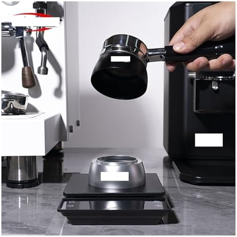 Magnetic Dosing Funnel Set,Espresso Dosing Ring & Puck Screen 58MM Bottomless Portafilter With 10 Magnet(53-54mm,Black) - Image 6