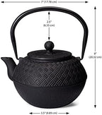 Old Dutch International Ocha teapot, 1.27 qts, Black - Image 3