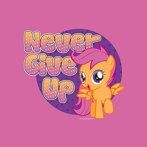 CafePress MLP Scootaloo Never Give Up Tumbled Stone - Set of 4 Coasters Set of 4 - Image 2