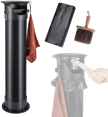 HOMEE 18L Floor Standing Espresso Coffee Knock Box with 25 Garbage Bags by HOMEEHouse