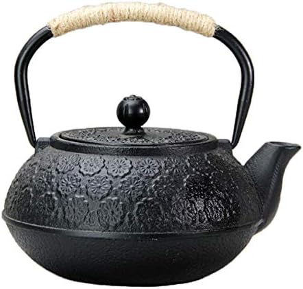 tetsubin cast iron kettle workshop japanese Healthy cast iron Teapot with Stainless Steel Infuser （1000mL）【1.5Kg】 by Unknown