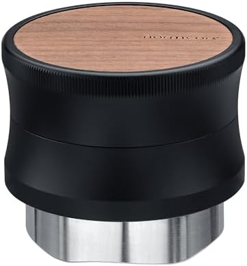 Normcore 53.3mm Coffee Gravity Distributor V2, Espresso Gravity Distribution Tool for 54mm Breville Portafilter, Gravity Adaptive Coffee Distributor Leveler with Five Blade Base by NORMCORECOFFEETOOLS