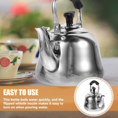 Stovetop Whistling Tea Kettle Stainless Steel 1 Quart - Image 4