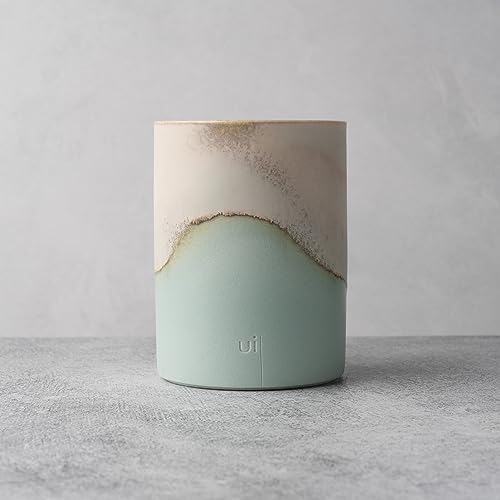 Ui Artist Collection Self-Heating Mug Set – Mint Glacier | 12 fl oz / 355 mL Handcrafted Ceramic Coffee & Tea Mug with Heating Pad - Image 4
