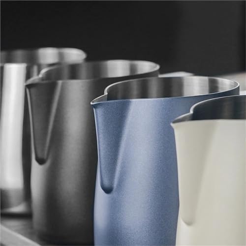 Milk Frother Cup Stainless Steel Stainless Steel Milk Frothing Cup 700ml Capacity 24oz Steaming Pitcher Espresso Frother Maker(Silver) - Image 3