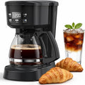 Coffee Maker, 5 Cup Programmable Drip Coffee Machine-Black by Kozeewarm