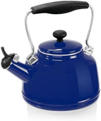Chantal Tea Kettle, Vintage Series, Enamel on Steel, Whistling (Cobalt Blue) by Chantal
