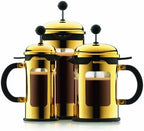 Bodum Chambord 4-Cup French Press Coffee Maker, Gold Chrome, 17-Oz. - Image 2