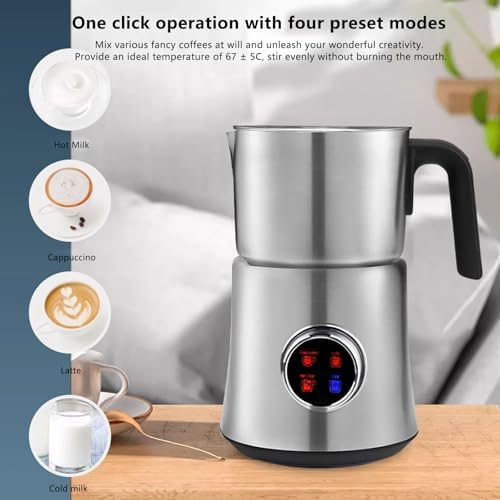 Full-Automatic Steam Boiling Water Frothing Machine,Milk Steamer,900ml Commercial Steam Milk Frother Machine - Image 4