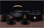 tetsubin Cast iron Tea Kettle workshop Healthy japanese Tea pot with Stainless Steel Infuser（30.4oz） - Image 7