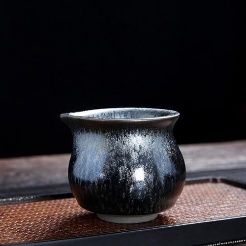 Jianzhan Chinese Tea Set, Tenmokus Tea Cup Set (Grey) - Image 7