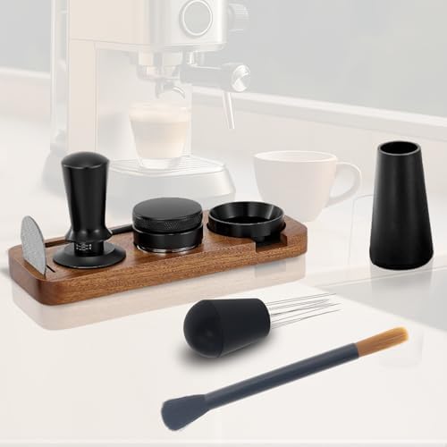 Hedday 7 PCS Espresso Accessories Set, 54mm Coffee Tamper Tools Kit - Image 3