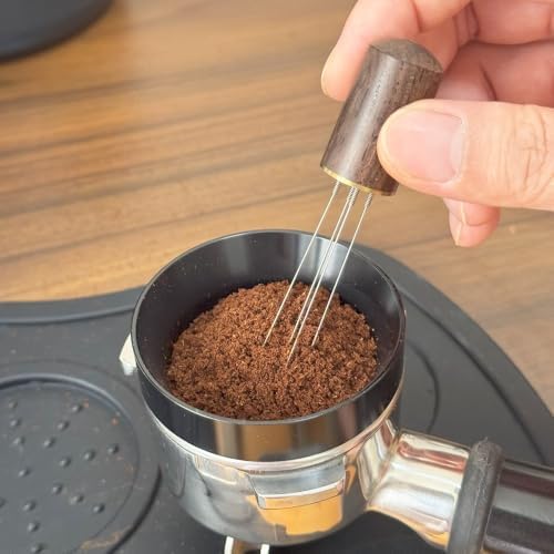 Espresso Coffee Stirrer WDT Needle Wood Handle - Image 4