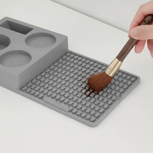Coffee Tamper Base With Food Grade Silicone Construction Heat Resistant Mat Drained Surface Raised Storage Organizer For Accessories Suitable For Station Countertop Use, Green - Image 6