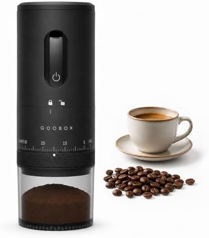 Electric Coffee Grinder, Portable Automatic Burr Mill by Unknown