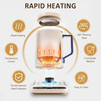MIKMOK Electric Coffee Mug, Beverage Warmer 400ml, 300W Water Rapid Boiler - Image 2