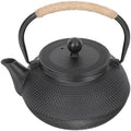 Ml Black Cast Iron Tetsubin Teapot with Infuser, Stovetop Ready by OUNONA