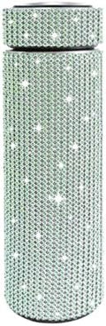 17 oz Bling Stainless Steel Water Bottle Rhinestone Vacuum Water Bottle Glitter Bottles Diamond Vacuum Flask Mug Gift Girls Women (500ml),Green by Unknown