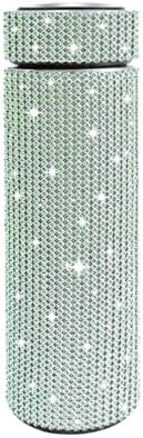 17 oz Bling Stainless Steel Water Bottle Rhinestone Vacuum Water Bottle Glitter Bottles Diamond Vacuum Flask Mug Gift Girls Women (500ml),Green by Unknown