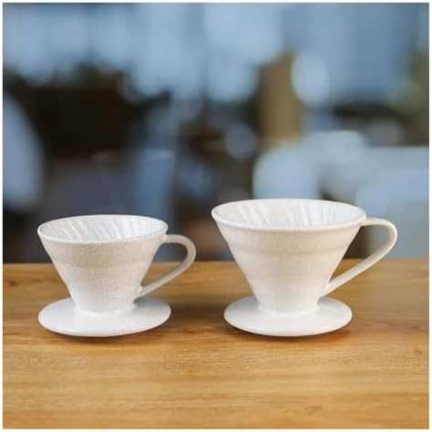 Cracked Ceramic Design Material Pour Over Barista Accessories 01 02 COFFEE Dripper Tools(S) - Image 5