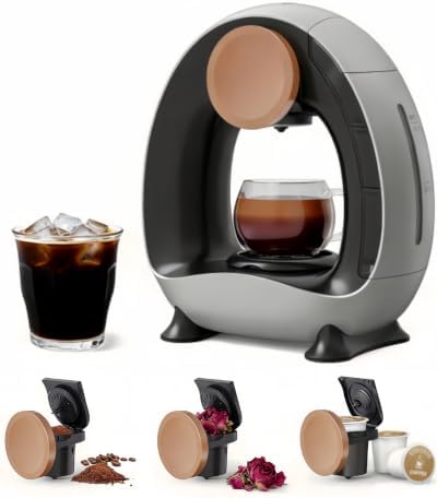 Single Serve Coffee Maker for K Cup Ground Coffee and Tea Leaves by HAILASRE