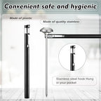 Xuhal 12 Pcs Stainless Steel Kitchen Dial Thermometer 5",Black - Image 3