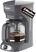 MUELLER HOME 12-Cup Drip Coffee Maker, Gray by MUELLERHOME