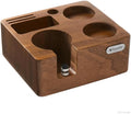 Tamping Station for 51/54mm Portafilters Solid Wood Espresso Accessories 7-Slot Organizer with Anti-Slip Base & Adjustable height by Lookingforwardtoeveryshot%EF%BC%81