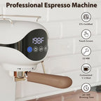 20 Bar Espresso Machine, Compact Espresso Maker with Milk Frother - Image 3