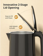 Electric Kettle Temperature Control, Electric Tea Kettle Hot Water Boiling - Image 5