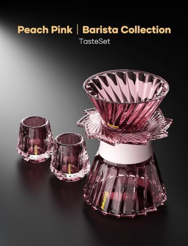 Cocinare Barista Pour Over Coffee Set, Dripper, Server & 2 Tasting Cups - Image 3