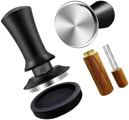 Professional Calibrated Spring Loaded Coffee Tamper Coffee Powder Needle Coffee Tamper Mat Perfect For Coffee Espresso Coffee Brewing Tool - Image 6