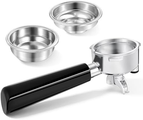 58mm Portafilter Set for CASABREWS ULTRA, Neutron Pro, 4700 Gense and 5700Pro Series, E61, Flair 58, ECM, Rocket and Gevi Espresso Machines, 3 Ears Portafilter with 2 Stainless Steel Filter Baskets - Image 7