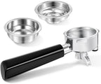 58mm Portafilter Set for CASABREWS ULTRA, Neutron Pro, 4700 Gense and 5700Pro Series, E61, Flair 58, ECM, Rocket and Gevi Espresso Machines, 3 Ears Portafilter with 2 Stainless Steel Filter Baskets - Image 7