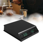 Digital Coffee Scale, Tiny Espresso Scale with Timer, 3KG 0.1g LED Touch Screen Precise Auto Timing Rechargeable Pour Over Coffee Scale for Home Kitchen - Image 6