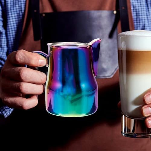 DOITOOL Stainless Steel Espresso Pitcher Milk Frothing Jug Cup for Latte Design Café Accessories for Beginners and Coffee Enthusiasts - Image 6