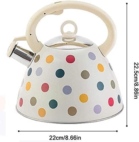 Stovetop Teapot For Home And Restaurant 3L Home Whistling Kettle Stainless Steel Tea Pot With Handle for All Stovetops Gas - Image 2
