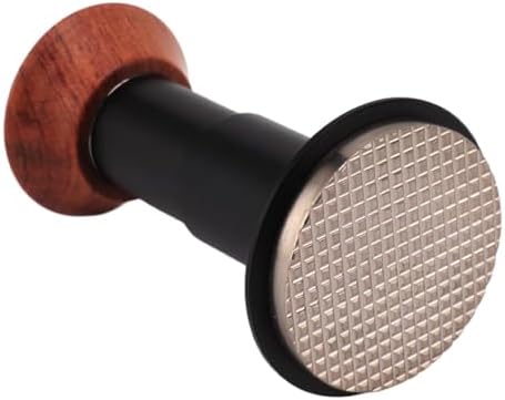 53mm Spring Loaded Coffee Tamper with Wood Handle and Waffle Base, Calibrated Espresso Tamper for Portafilter (53mm) - Image 4