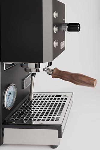 Angled 58mm E61 Bottomless Portafilter Compatinle with Profitec Go, ECM, Lelit, Rocket and Other E61 Grouphead Machines 18-20g basket included (WalnutV2, 58mm For E61) - Image 2