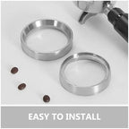 Espresso Dosing Funnel 2-piece Stainless Steel Coffee Measuring Ring 51mm Espresso Powder Receiving Funnel Machine Accessories - Image 4