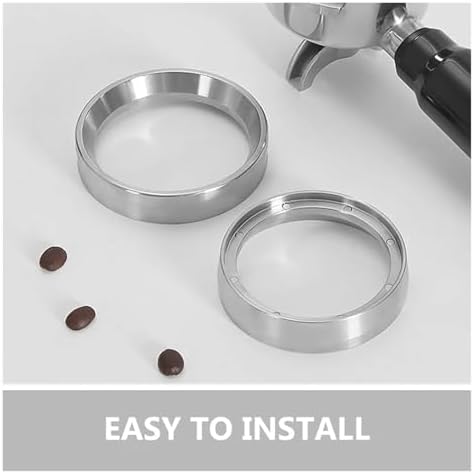 Espresso Dosing Funnel 2-piece Stainless Steel Coffee Measuring Ring 51mm Espresso Powder Receiving Funnel Machine Accessories - Image 4