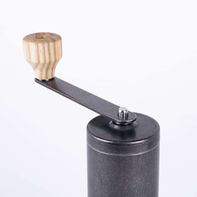 Black Vintage INOX Coffee Mill, Hand Grinding, Ceramic Blade, Stainless Steel, Aging, Unbreakable, Dishwasher Safe - Image 5