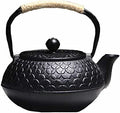 cast iron tea kettle tetsubin japanese cast iron teapot workshop with Stainless Steel Infuser(33.8 oz) by Unknown