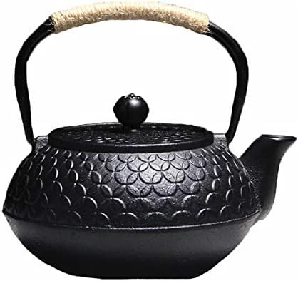 cast iron tea kettle tetsubin japanese cast iron teapot workshop with Stainless Steel Infuser(33.8 oz) by Unknown