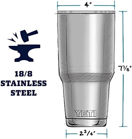 YETI Rambler 30 oz Stainless Steel Vacuum Insulated Tumbler w/MagSlider Lid - Image 2
