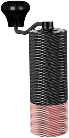 Coffee Grinder Stainless Steel Burr Mill Hand Coffee Mill Stainless Steel Core Professional Conical Burr Mill for Cafe Bar Camping, Black Rose Gold - Image 7