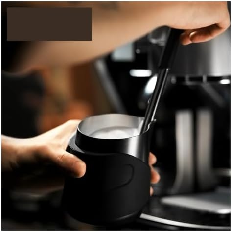 400ml Handleless Milk Frothing Pitcher Espresso Steaming Pitcher Frother Jug with Silicone Sleeves Barista Tools(Pink) - Image 4