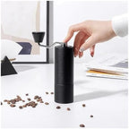 Manual Coffee Grinder Burr Inside Portable Hand Grinder With Double Bearing Positioning(White) - Image 5