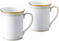 Noritake P91332/4335 Mugs (Pair) 310cc Hampshire Gold 2 Piece Fine Porcelain by Noritake