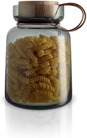 EVA SOLO Silhuette Storage Glass, Smoked Grey, Dense Wood Glass, Grey (Smokey), 2.0 Litre - Image 2